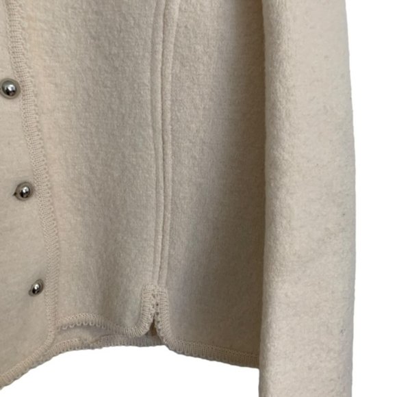 Northern Isles 100% Wool Ivory Jacket size 11/12 - Picture 2 of 10